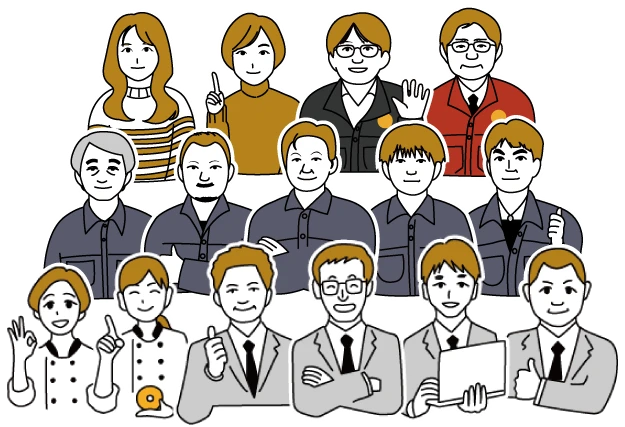 社員のイラスト